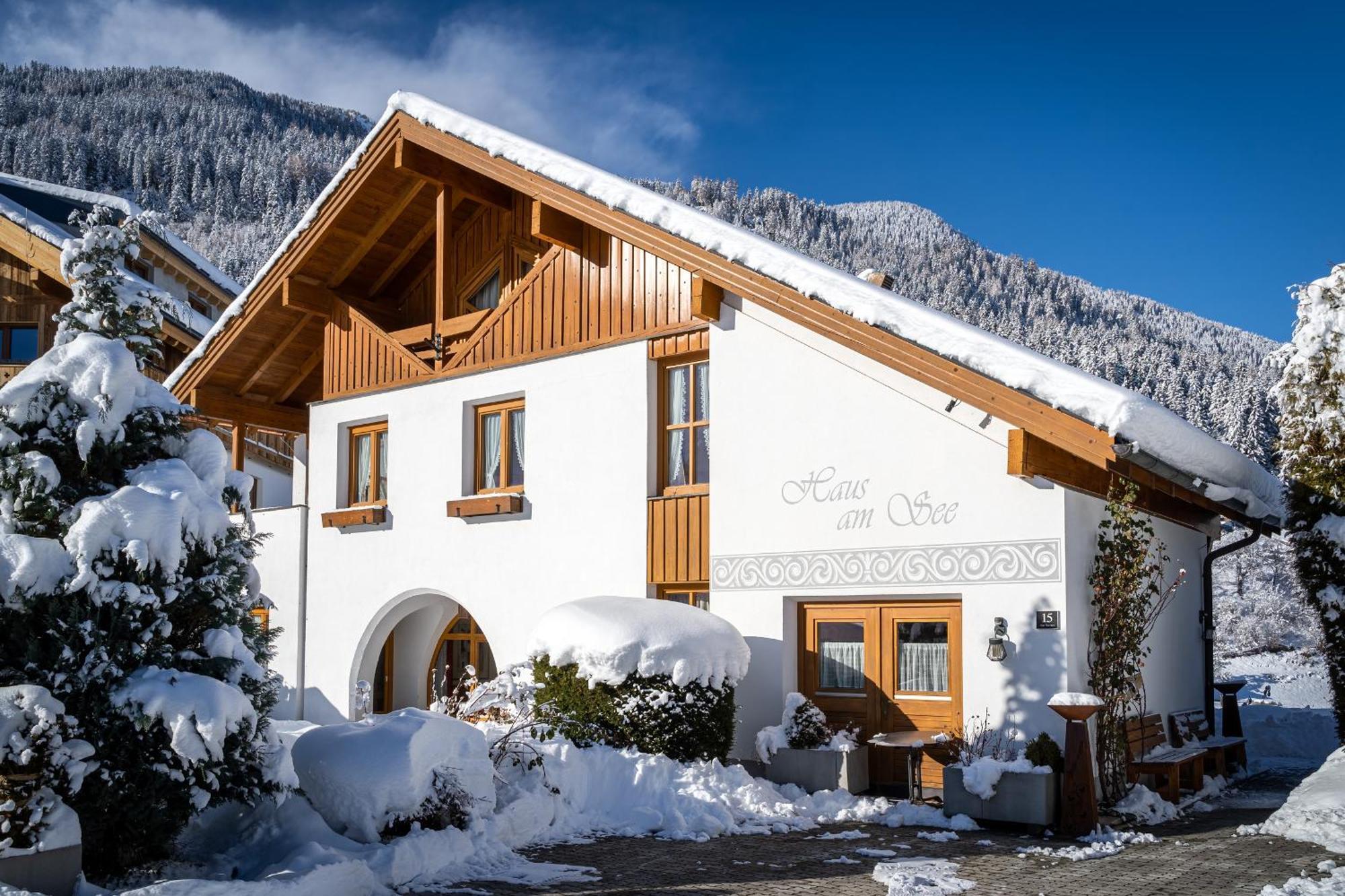 Ferienhaus Am Burgsee Ladis Exterior photo